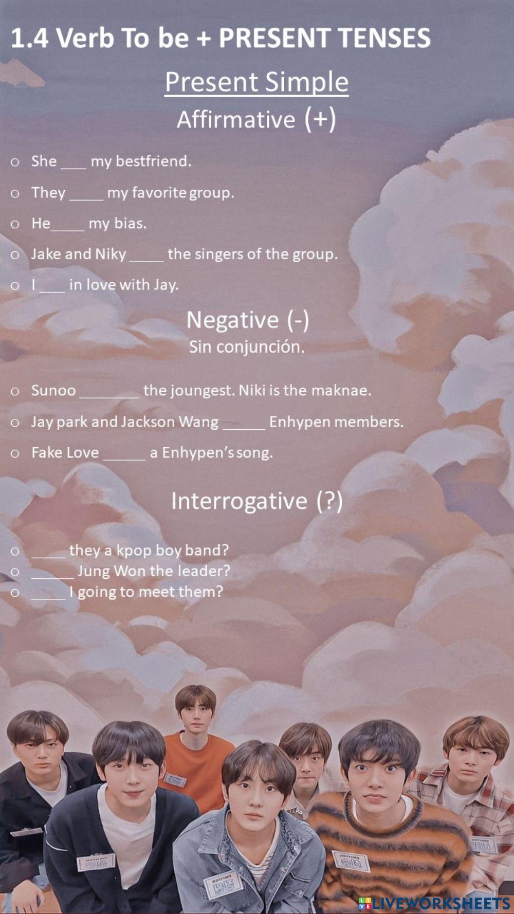 Verb to be and simple present