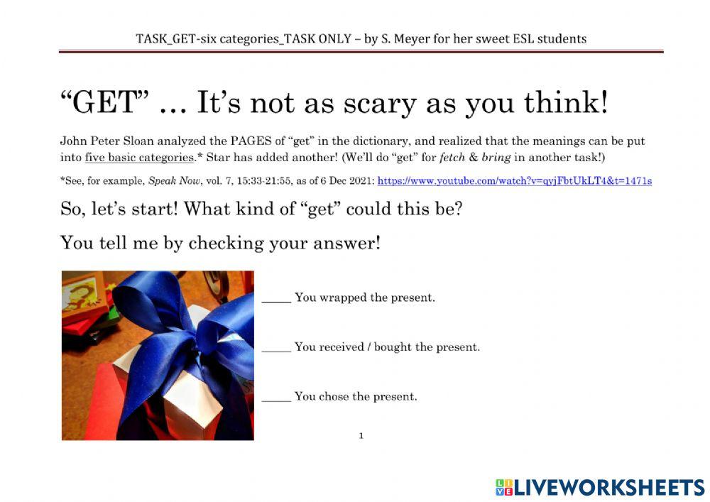 SMT-GET-6 categories of use