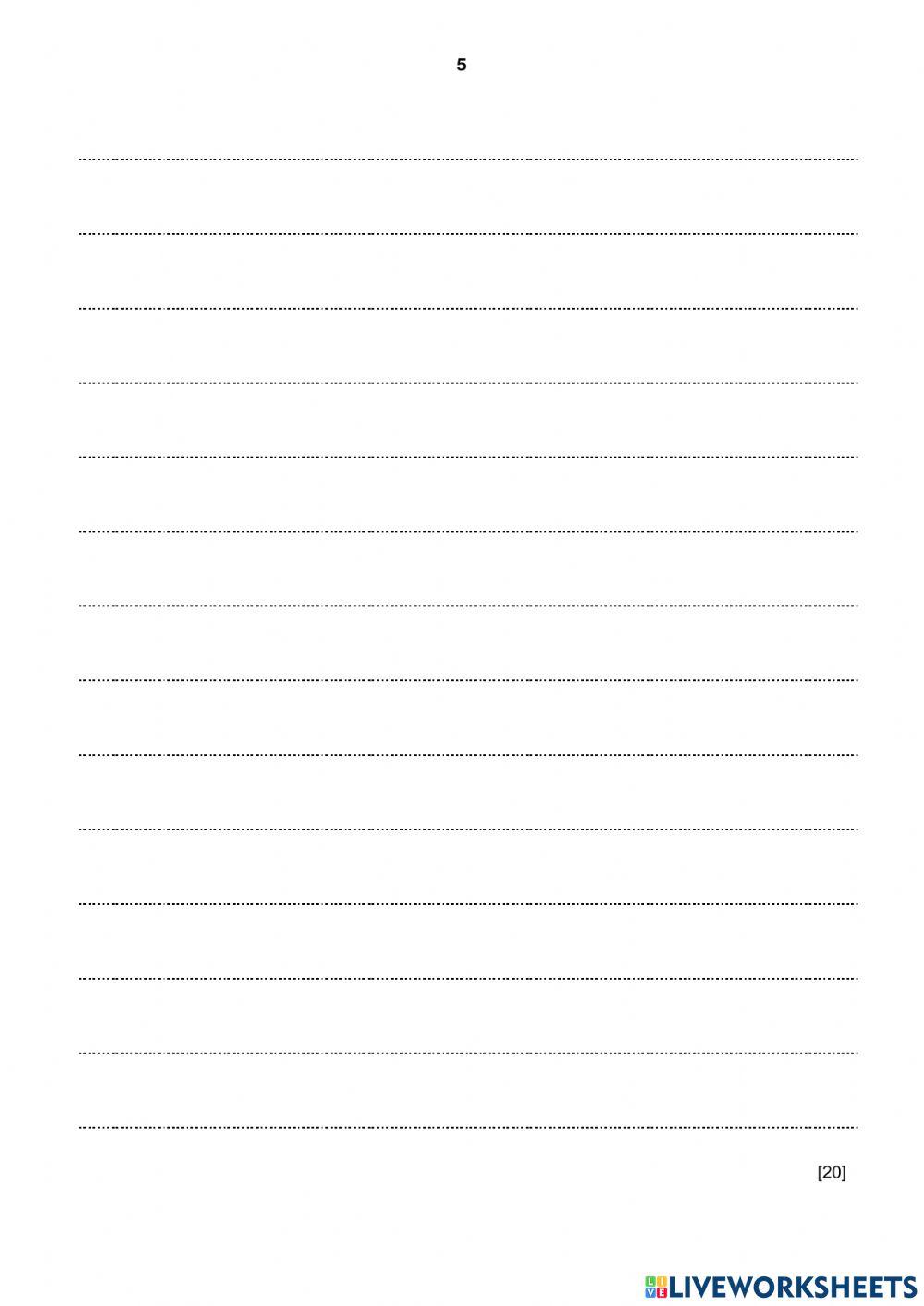 1110-02 Paper 2 Writing October 2018