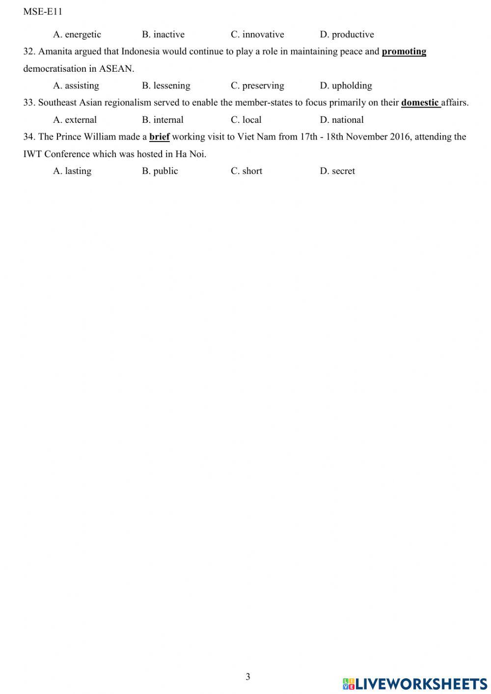 Being a part of ASEAN