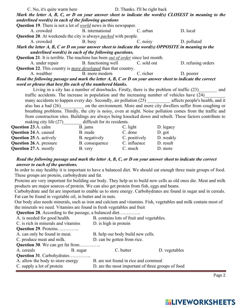 E9 - đề hk 1 - nt 2020