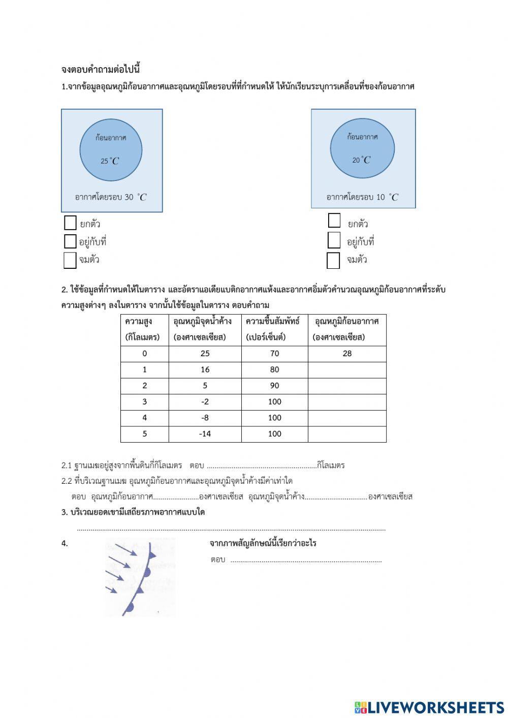 การเกิดเมฆ