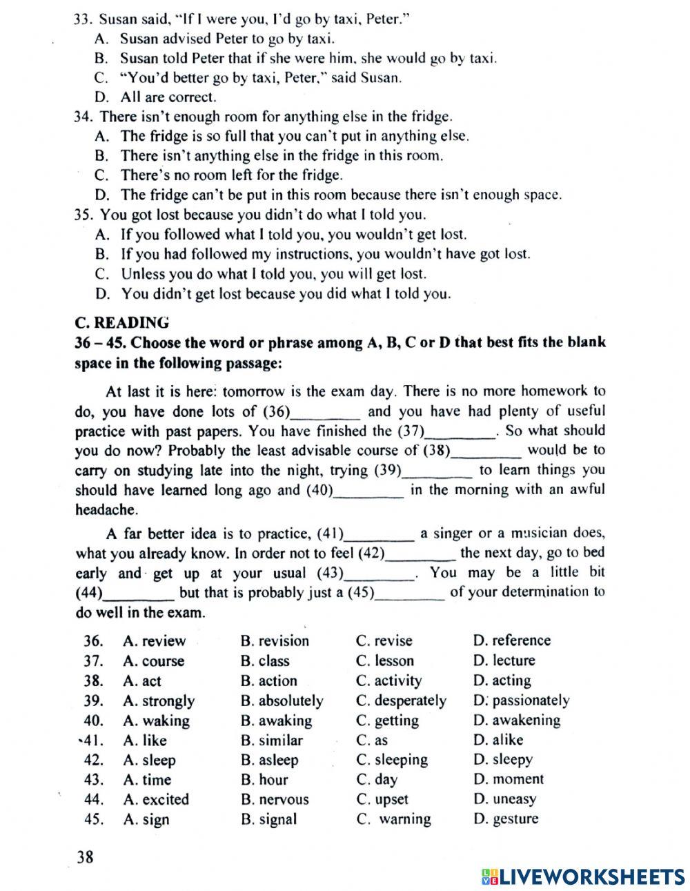 Grade 12 - Unit 4 - School Education System