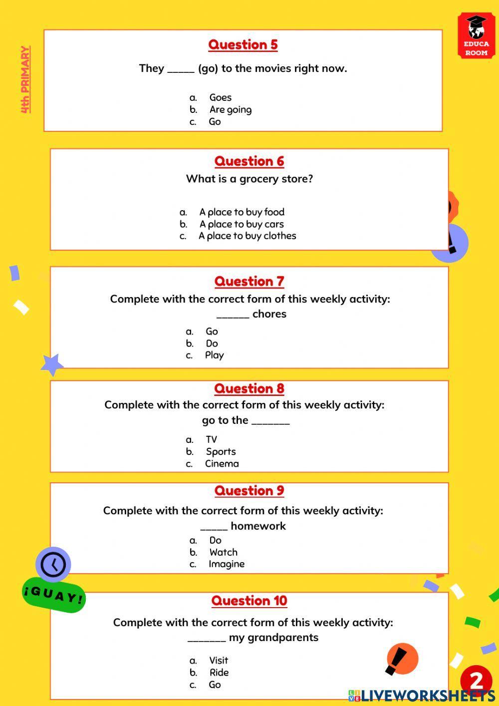 4º ud2 cuestionario 1 inglés