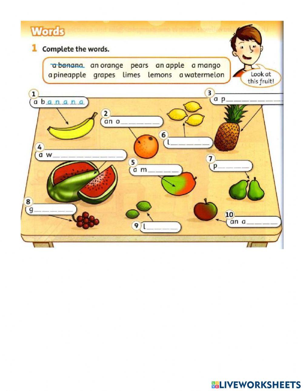 English Test - Class A1 