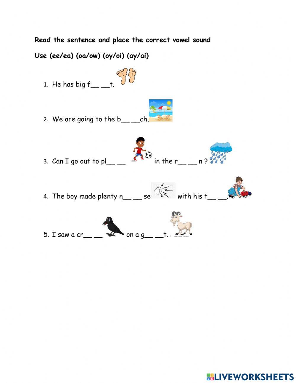 Phonics - Blends and Diagraphs