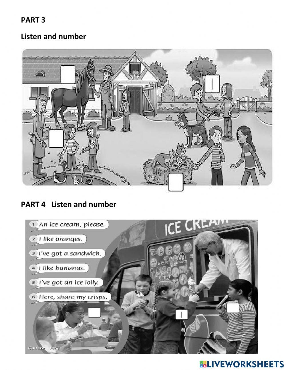 Final test pre-starters 4