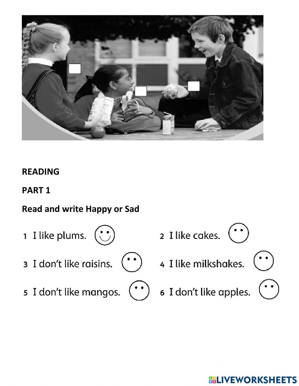 Final test pre-starters 4