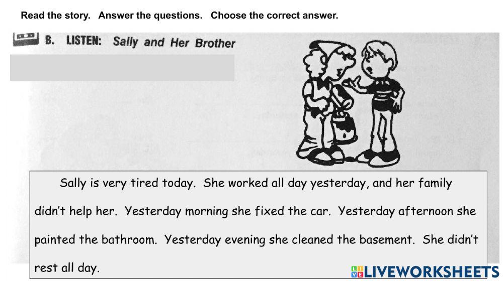 Sally and Her Brother