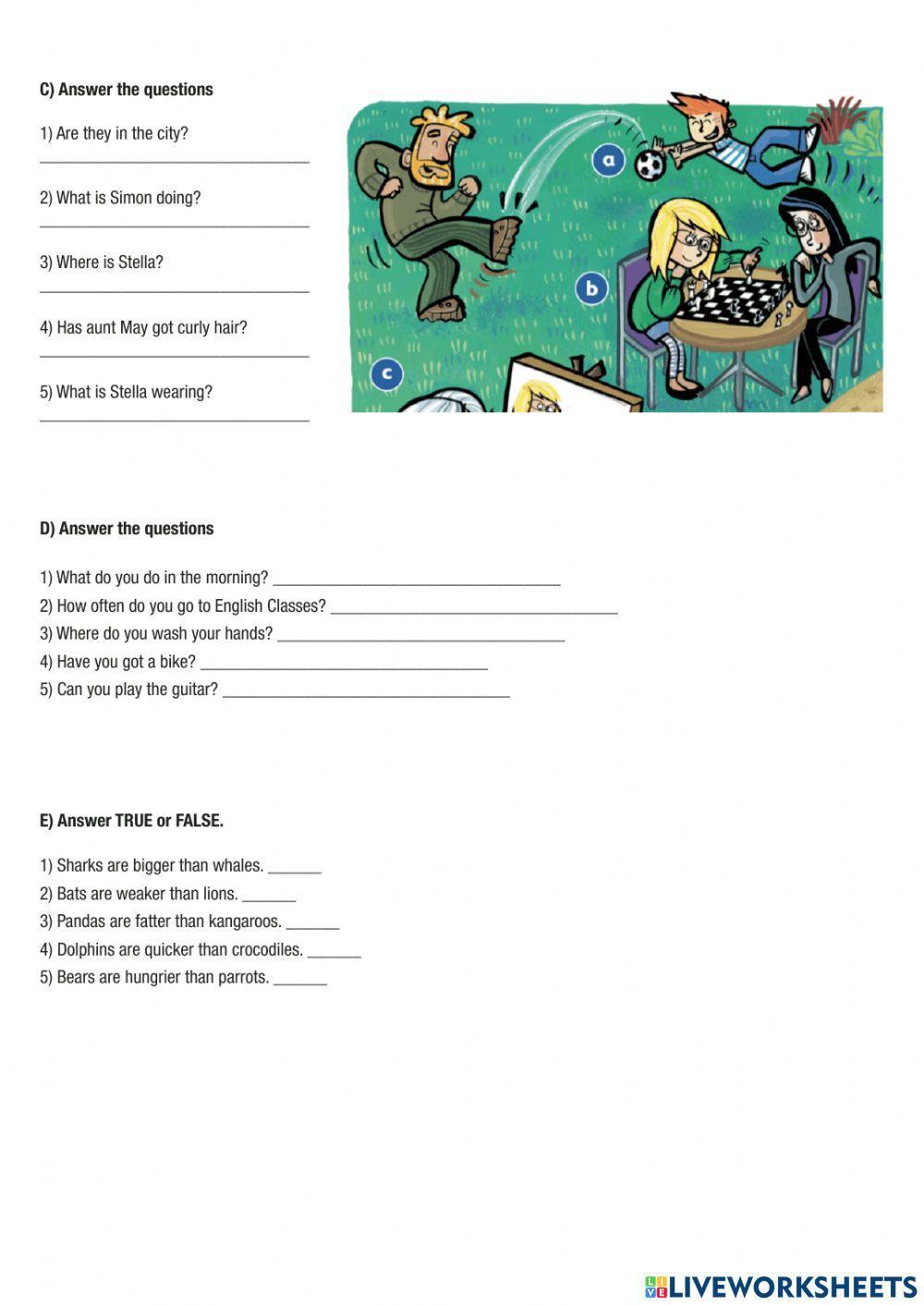 Kid's  box 3 final exam - review