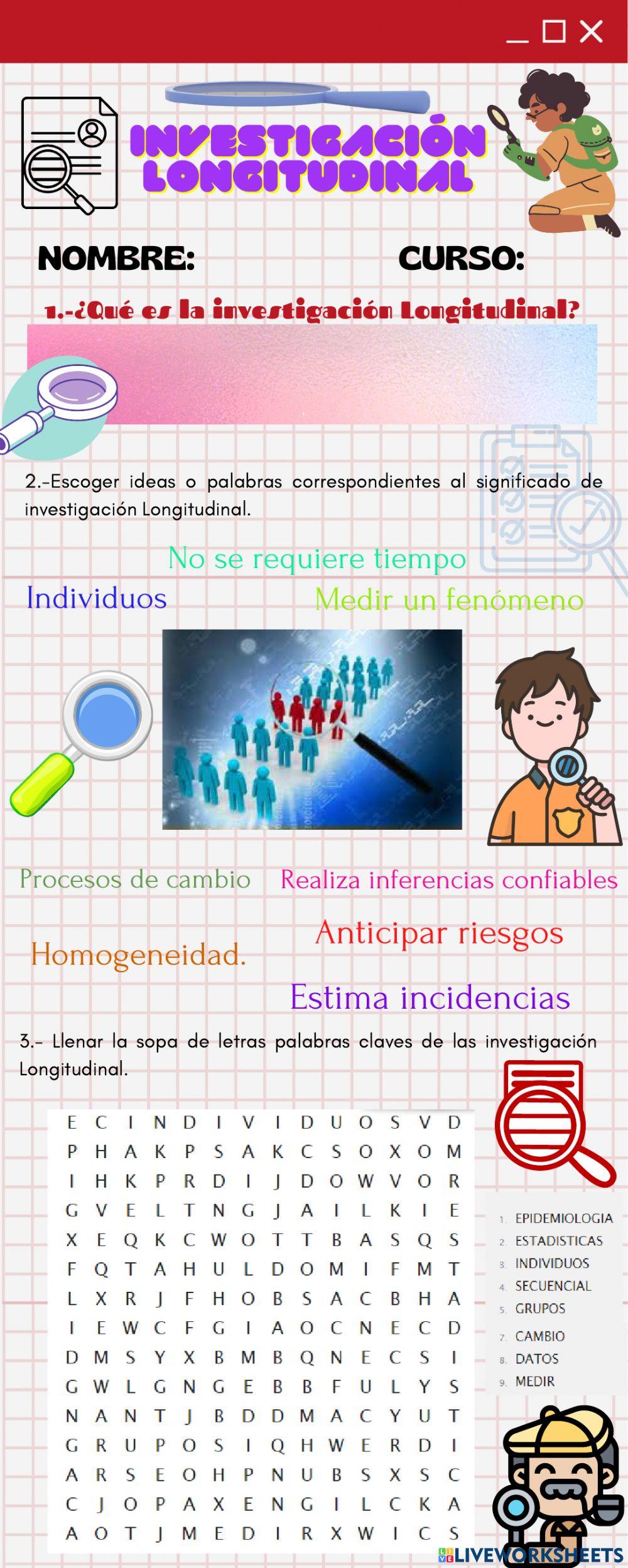 Investigación Longitudinal