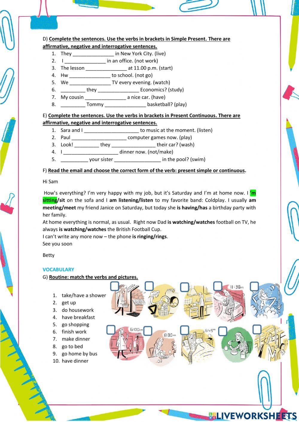 Mock exam - practice