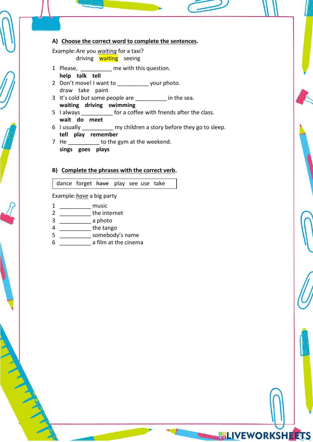 Mock exam - practice