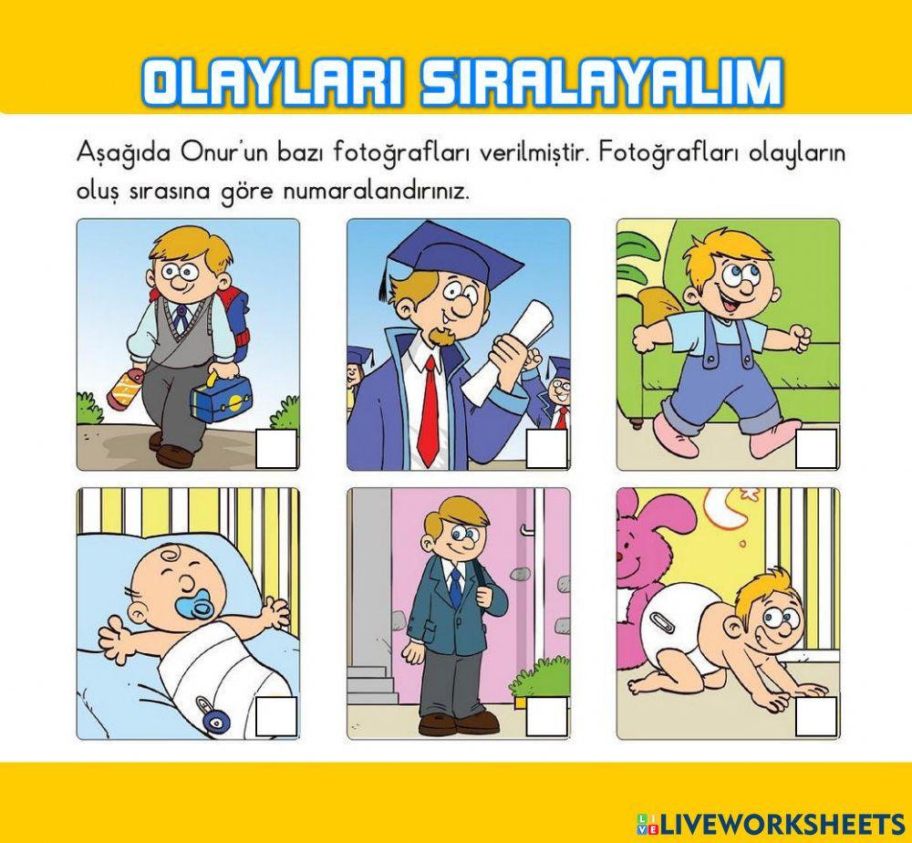 Olayları Sıralayalım