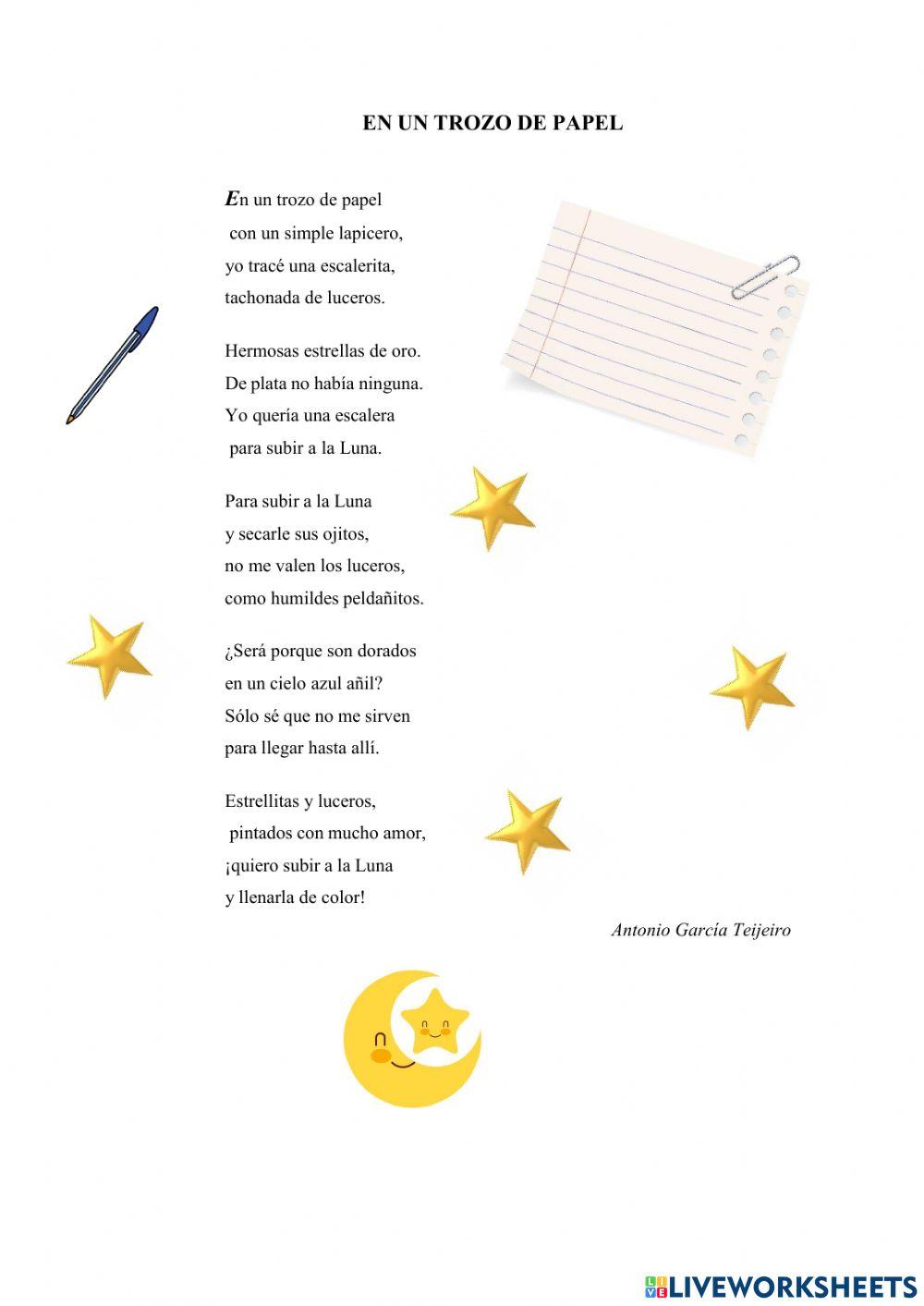 En un trozo de papel