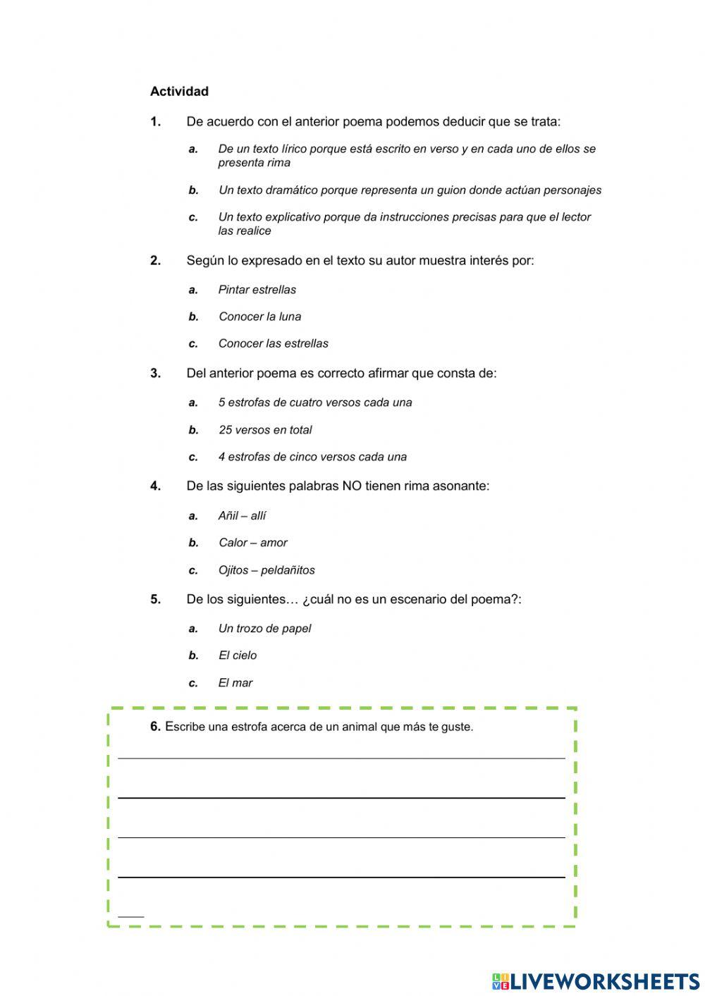 En un trozo de papel