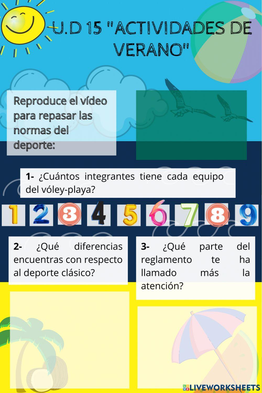 Actividades de verano