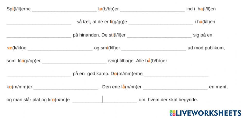 Dobbeltkonsonant Dobbeltkonsonant