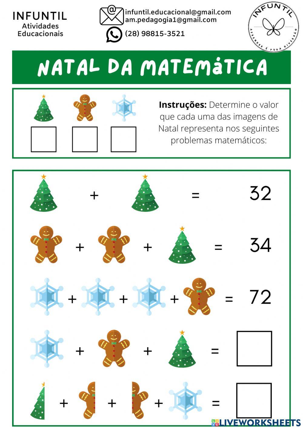 Matemática natalina