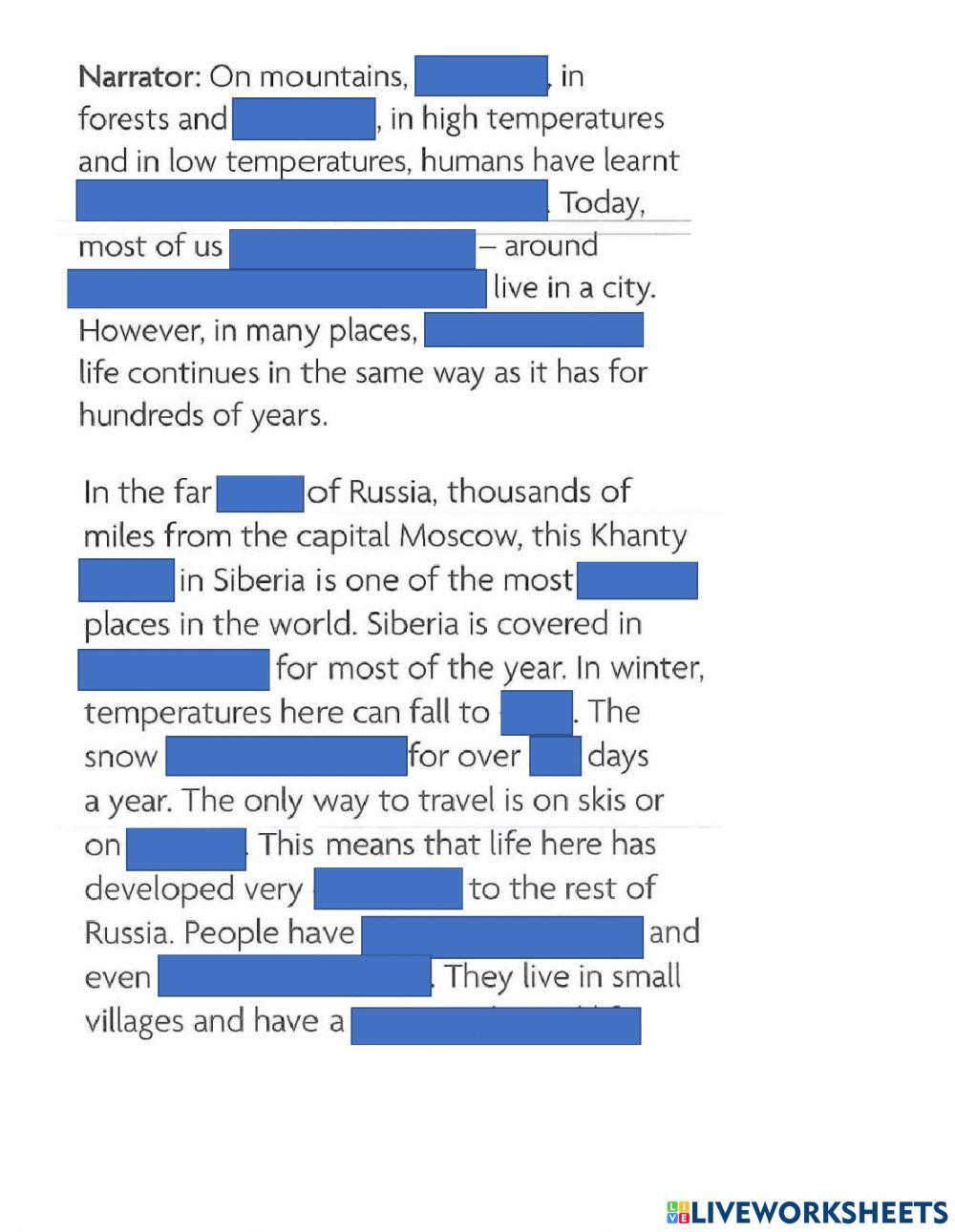 unit 1 - reading and writing