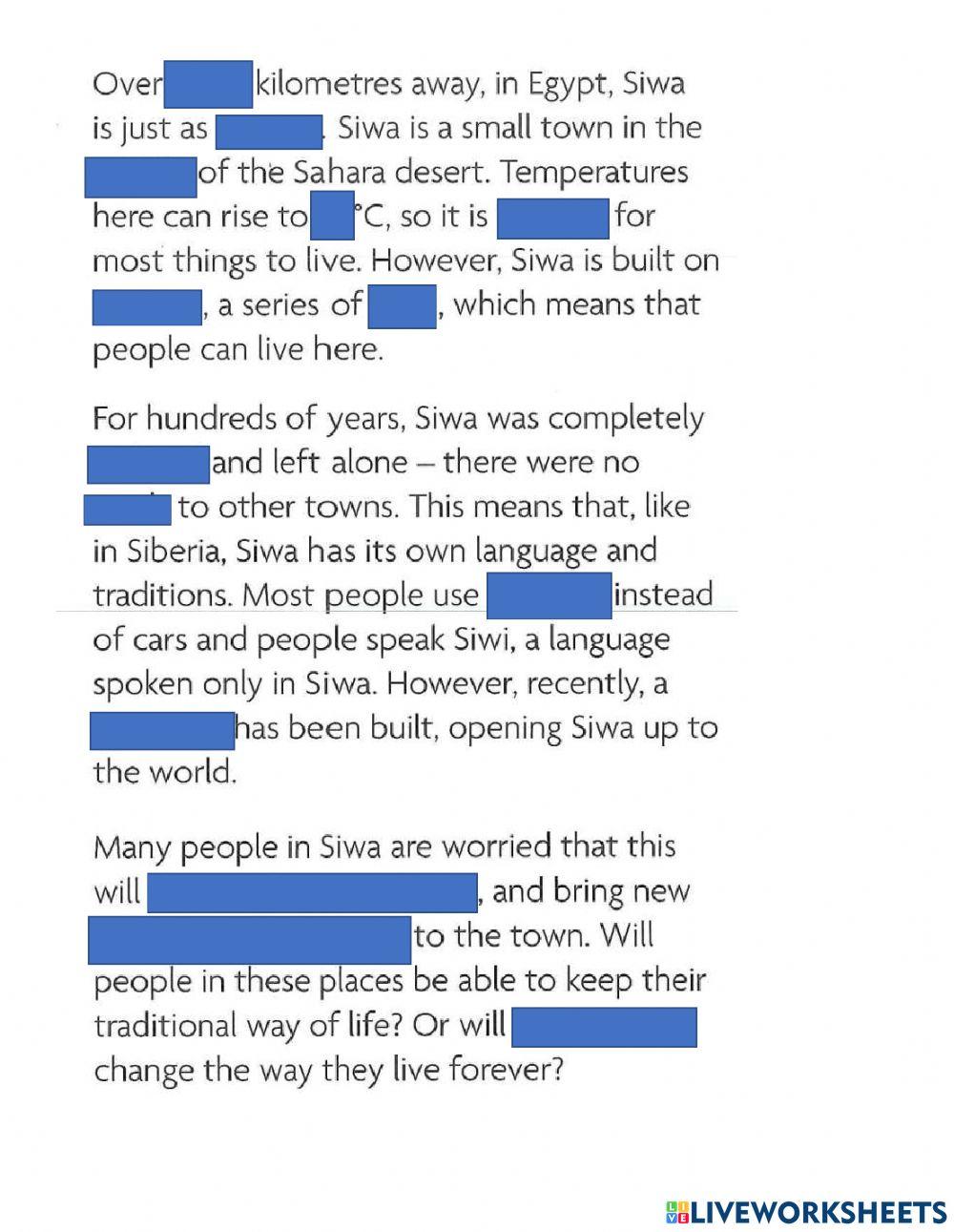 unit 1 - reading and writing