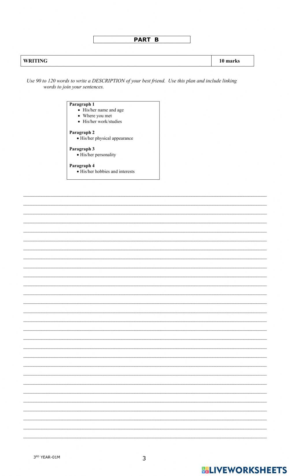 Mock exam pre intermediate