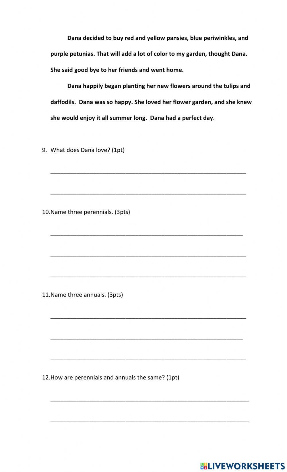 Reading Comprehension