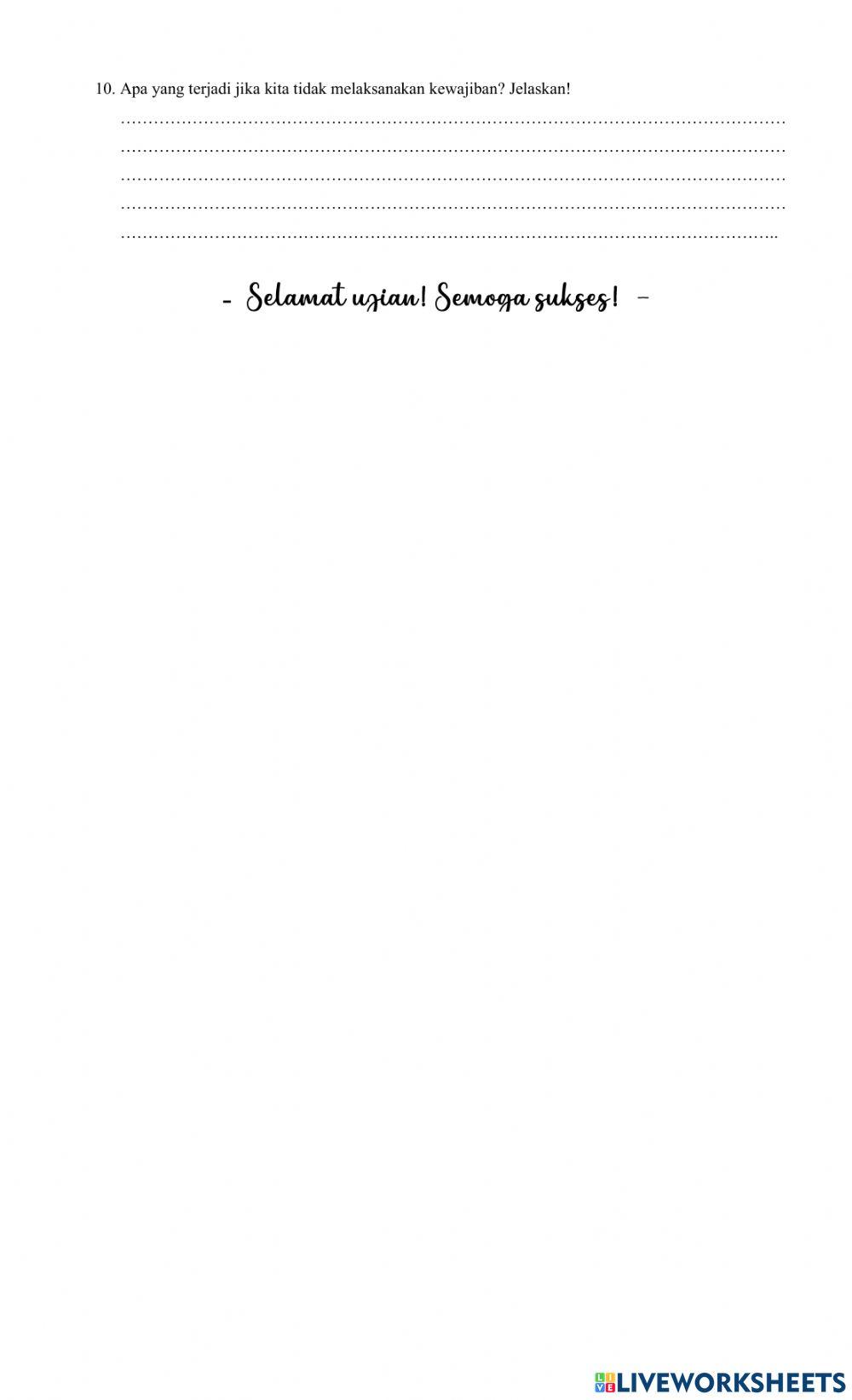 Peniilaian akhir semester