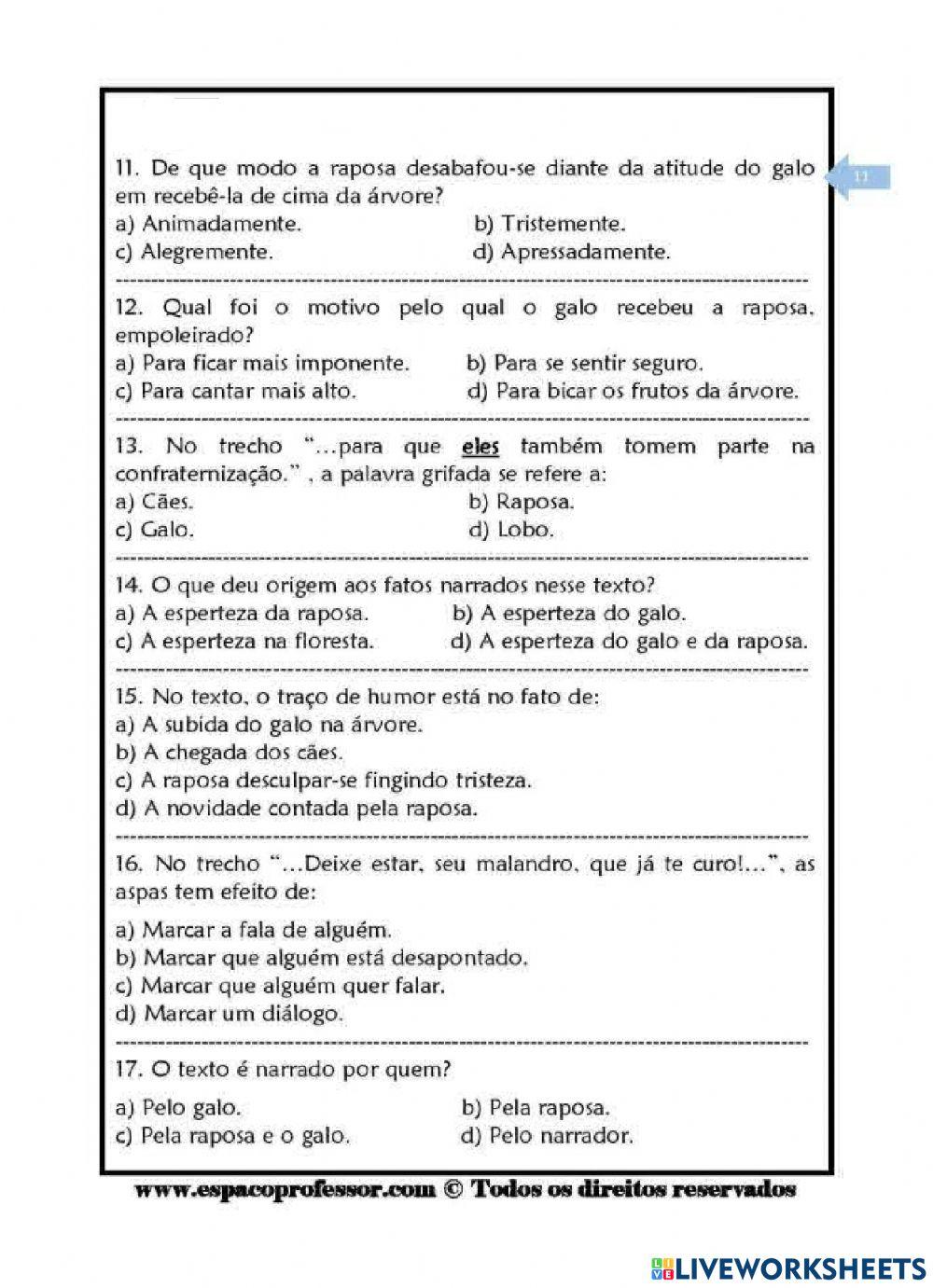 Interpretação de texto