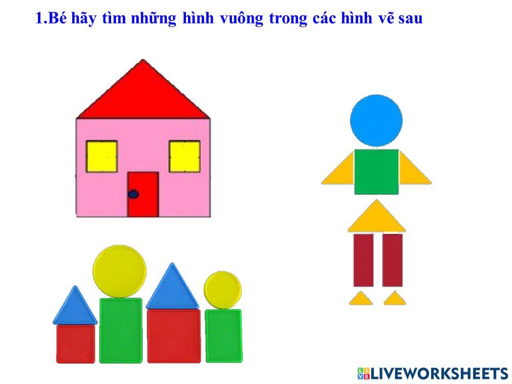 Hình vuông hình chữ nhật
