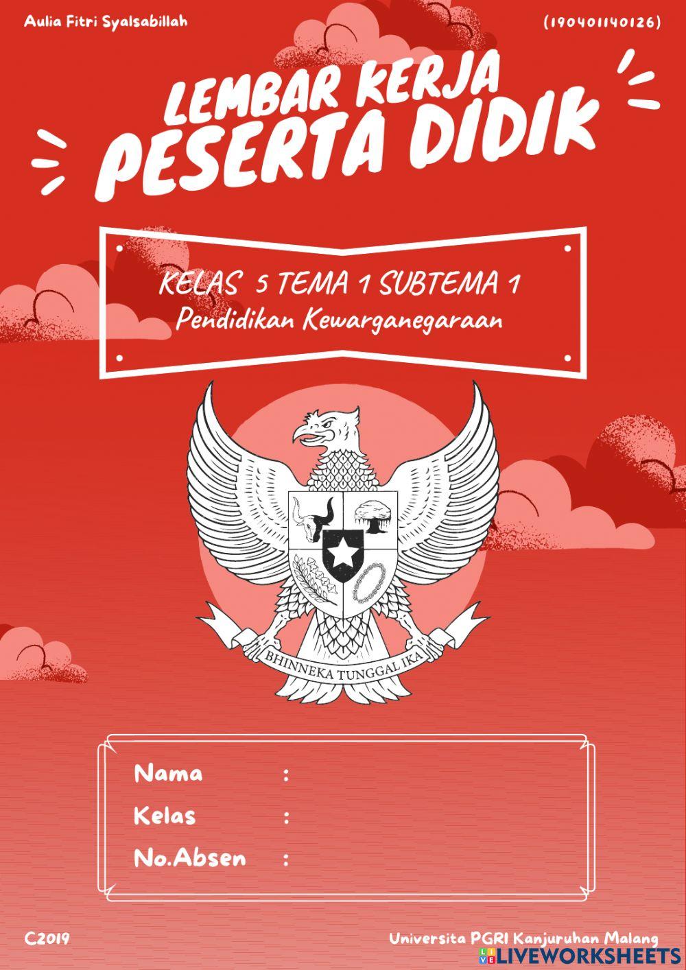 Lkpd nilai-nilai pancasila