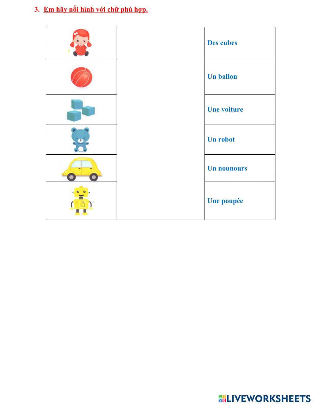 Bài tập lpwos 2- jouets