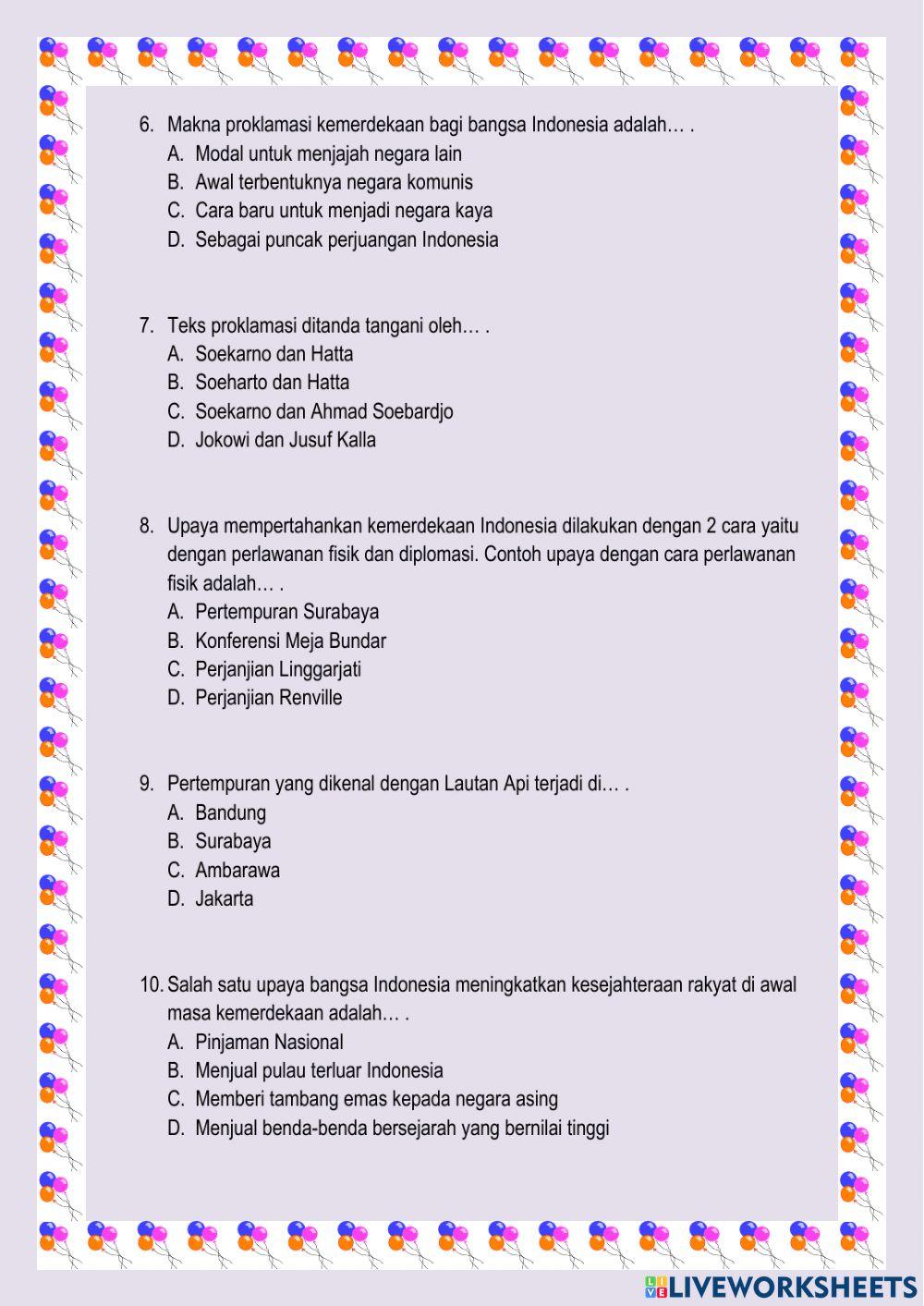 PAS 1 Muatan 4 Kelas 6 PAS 1 Muatan 4 Kelas 6