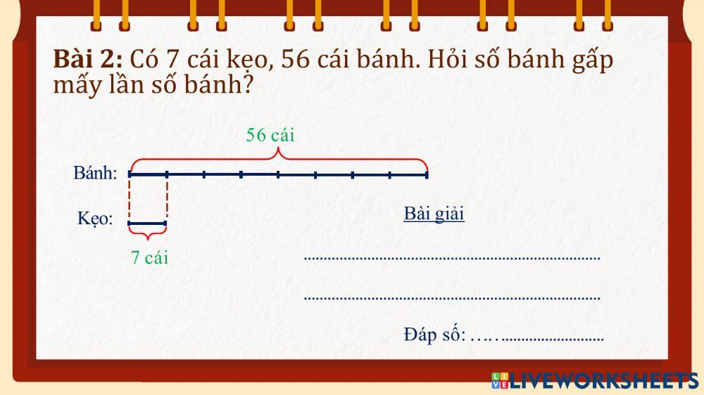 Luyện tập-so sánh số lớn gấp mấy lần số bé