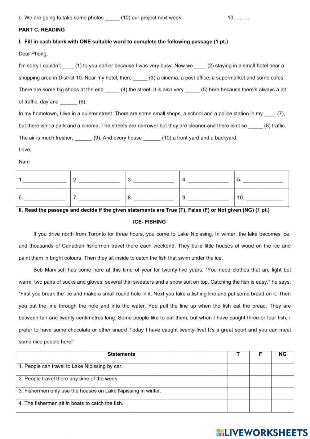 Grade 6 first term test 0813 thutrang9492 live