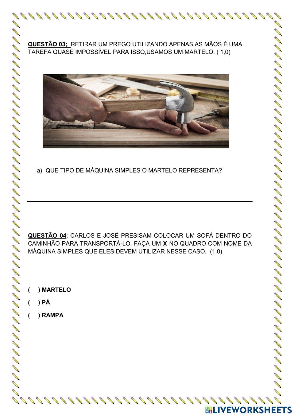 AvALIAÇAO DE CIENCIAS III UNIDADE