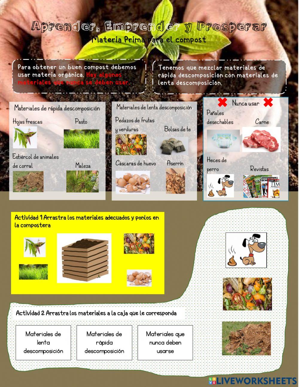 Diseñamos y elaboramos una compostera