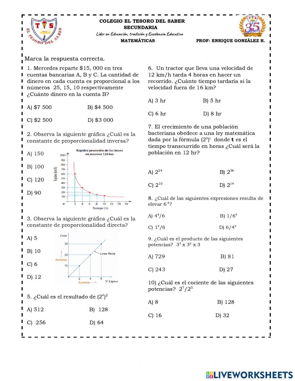 Examen de simulación