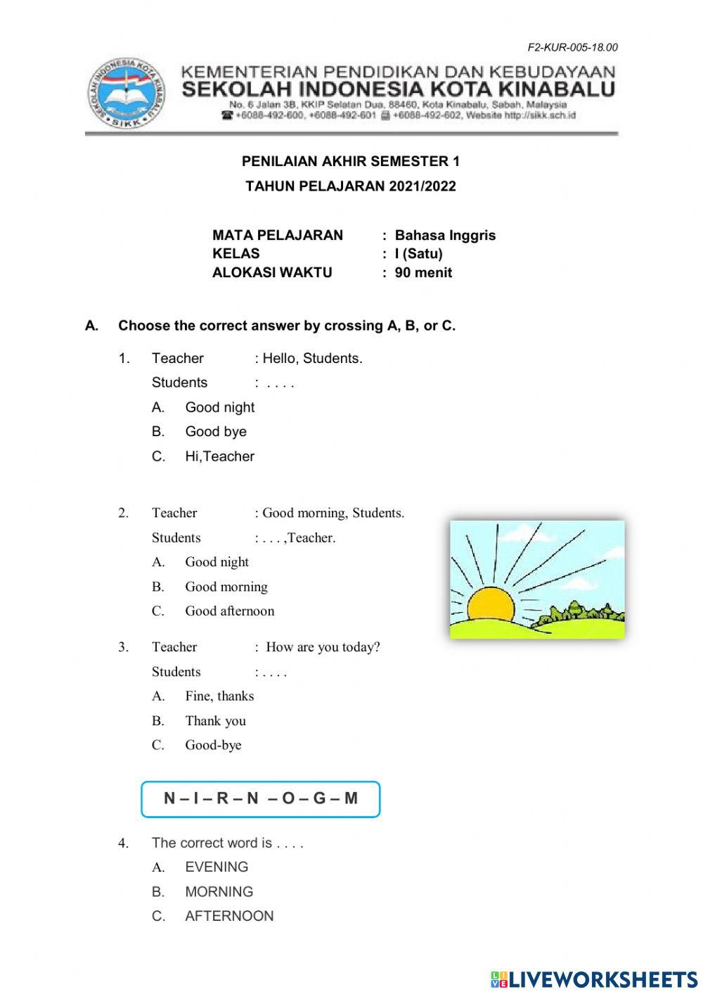 Soal-PAS-BHS-INGGRIS-KELAS-1-