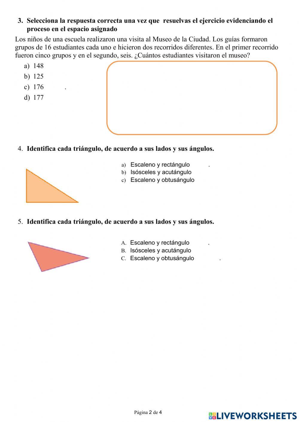 Lección de Matemáticas  09.12.2021