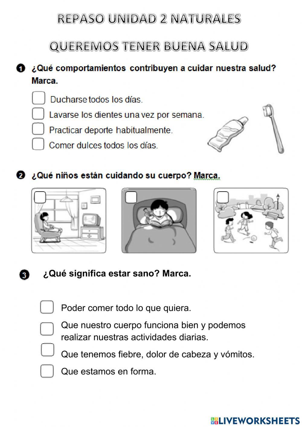 Queremos estar sanos