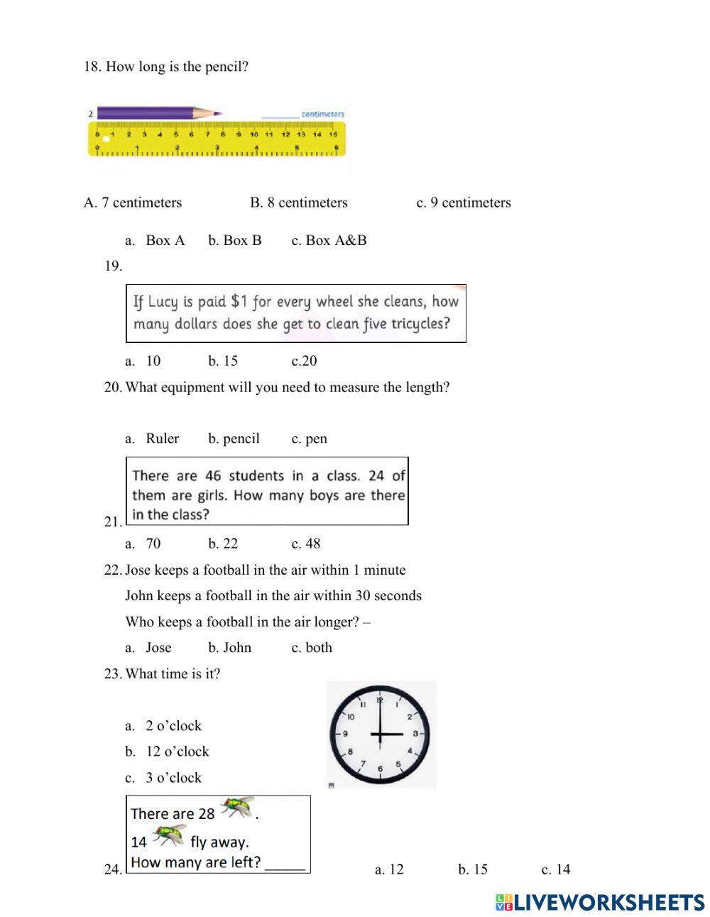 Maths 2 - term 1 - No.2