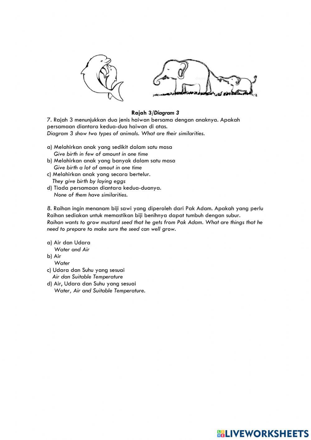 Pembetulan pentaksiran sains tahun 2