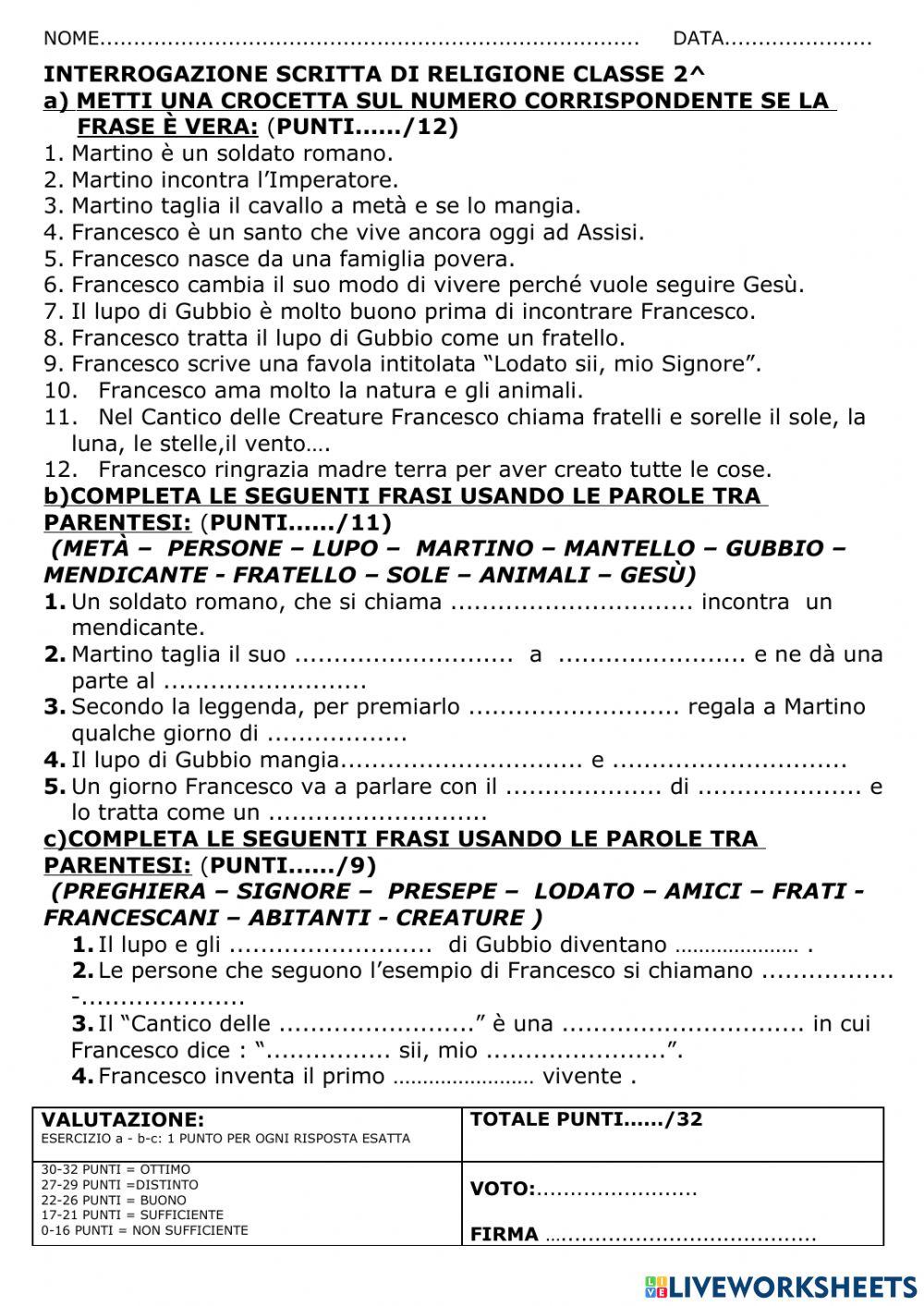 San Martino e San Francesco