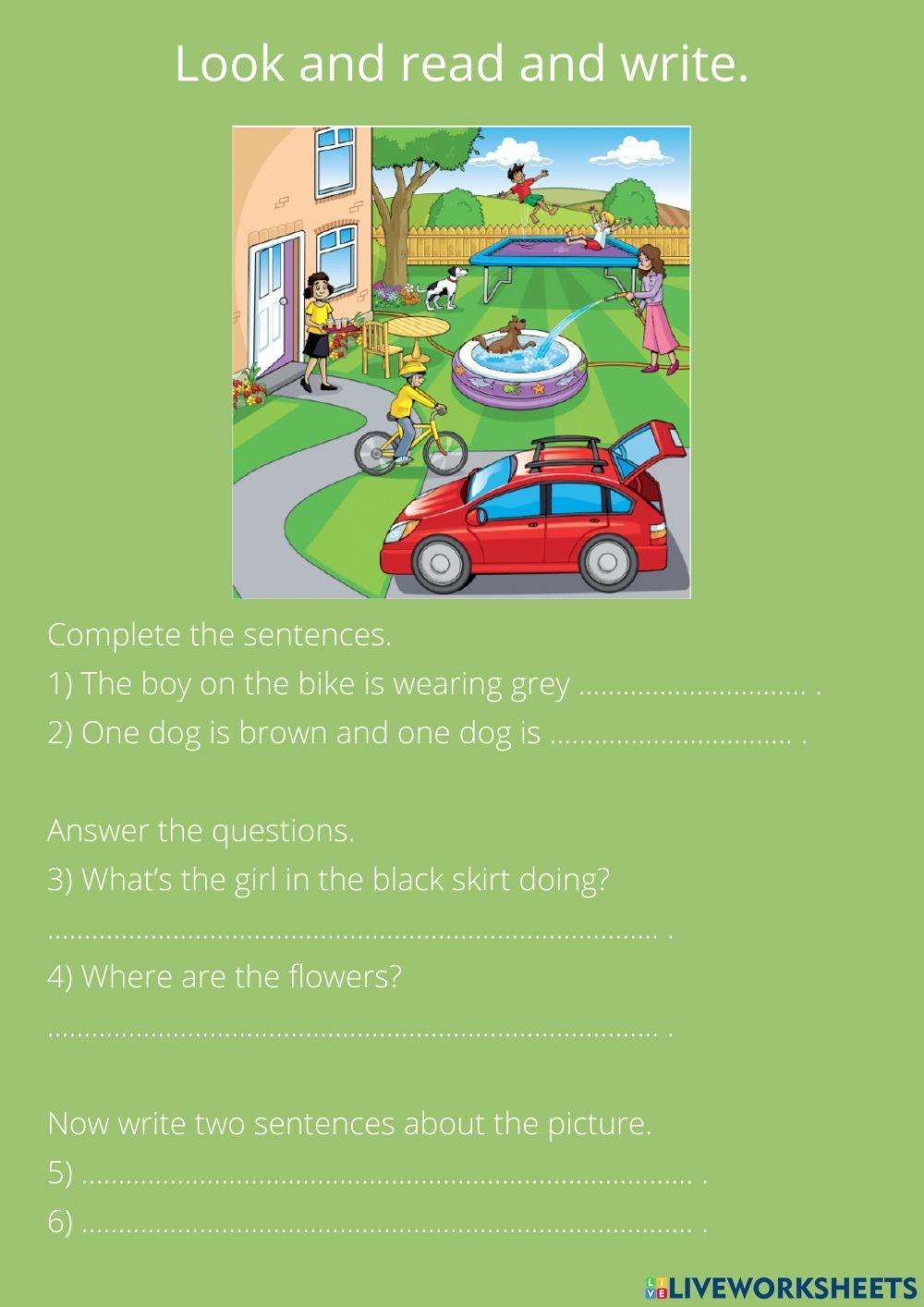 Mock exam movers - Reading and writing