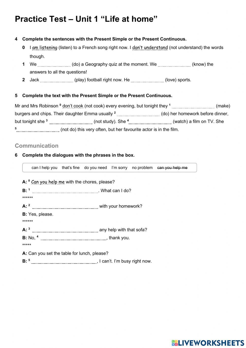 GG3 - Practice Test - Unit 1