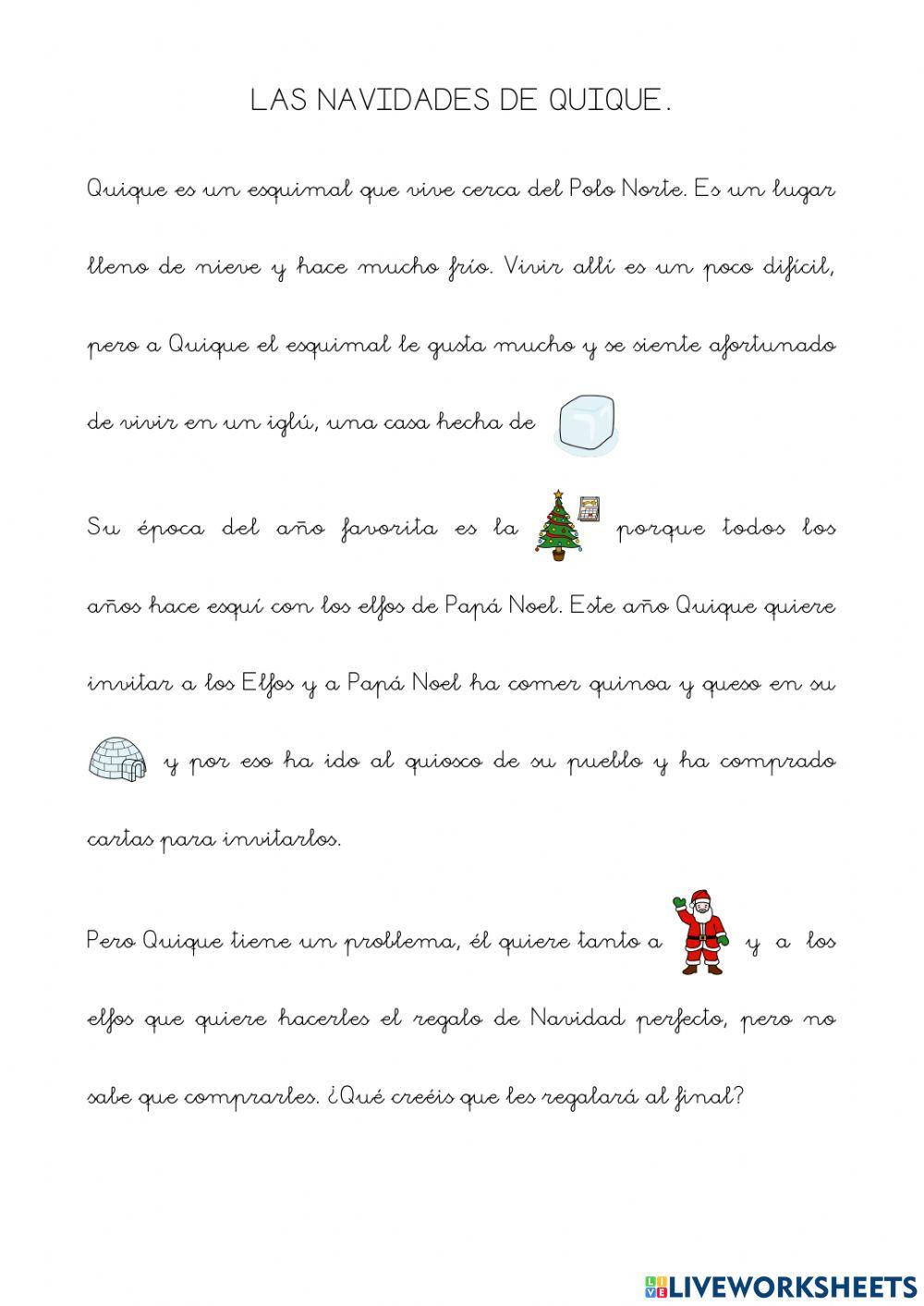 LAS NAVIDADES DE QUIQUE