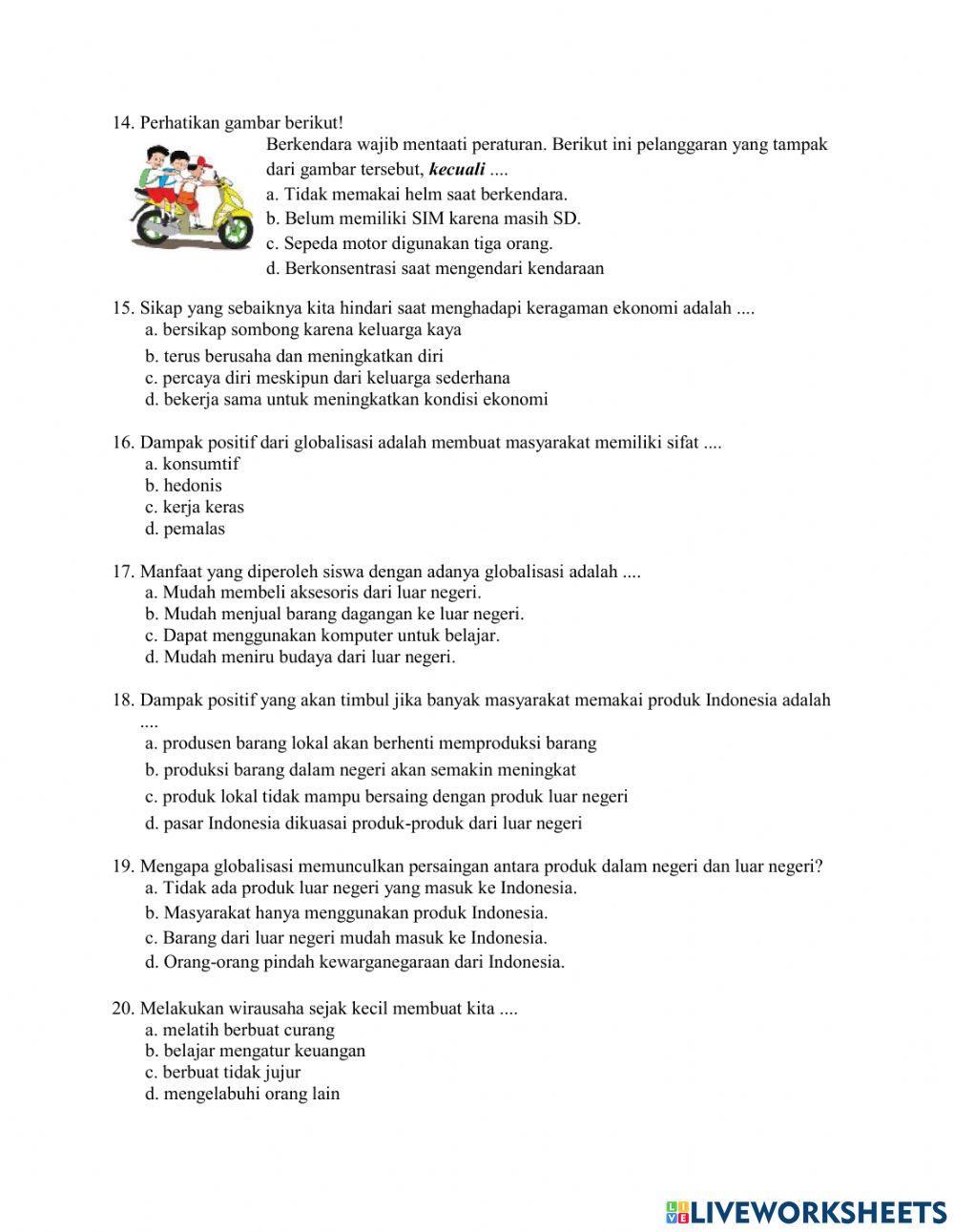 Perbaikan nilai ppkn pas 1