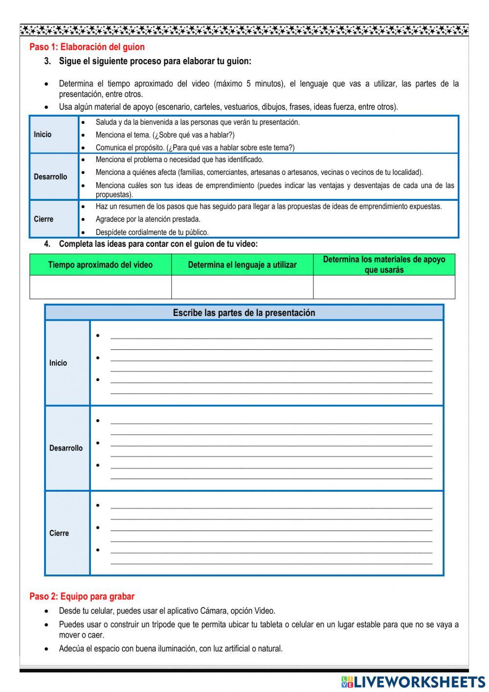 Comunicamos nuestras ideas y procedimientos.