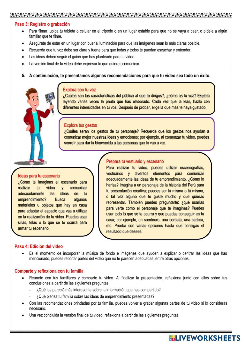 Comunicamos nuestras ideas y procedimientos.